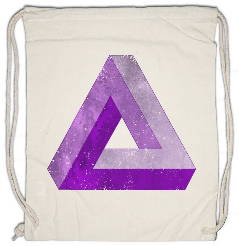 Urban Backwoods Turnbeutel Penrose Logo Sign V Turnbeutel Big Geek Triangle Bang Freak TBBT (1-tlg), Theory Parkett Treppe Nerd von Urban Backwoods