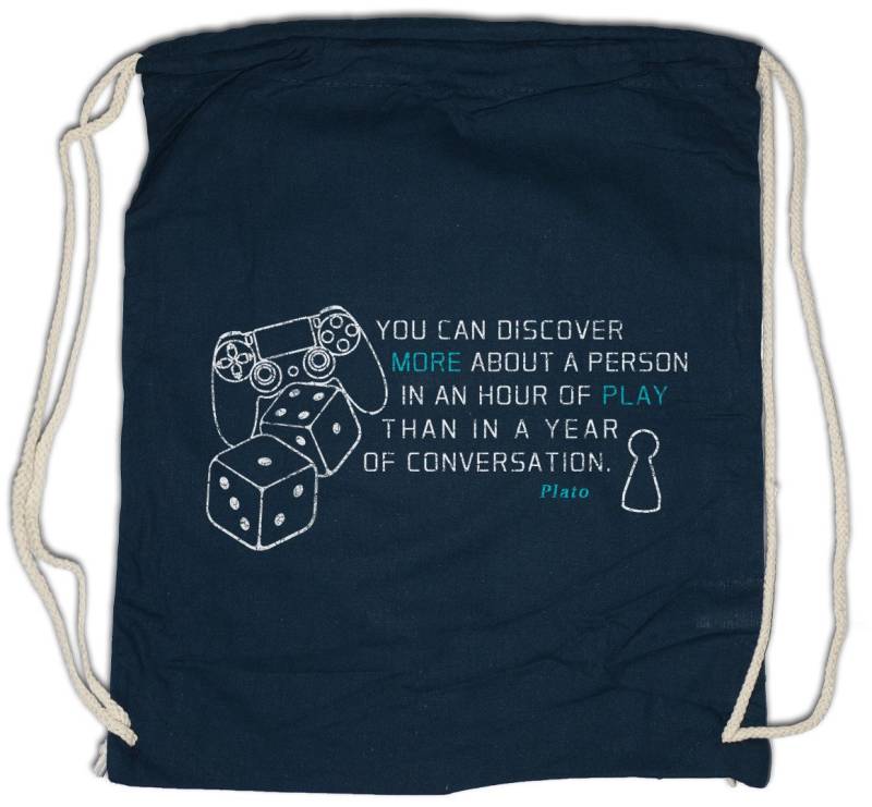 Urban Backwoods Turnbeutel Plato Discover Turnbeutel Zitat Quote Platon Philosopher Philosoph (1-tlg), Ancient Greece Aristoteles Griechenland von Urban Backwoods