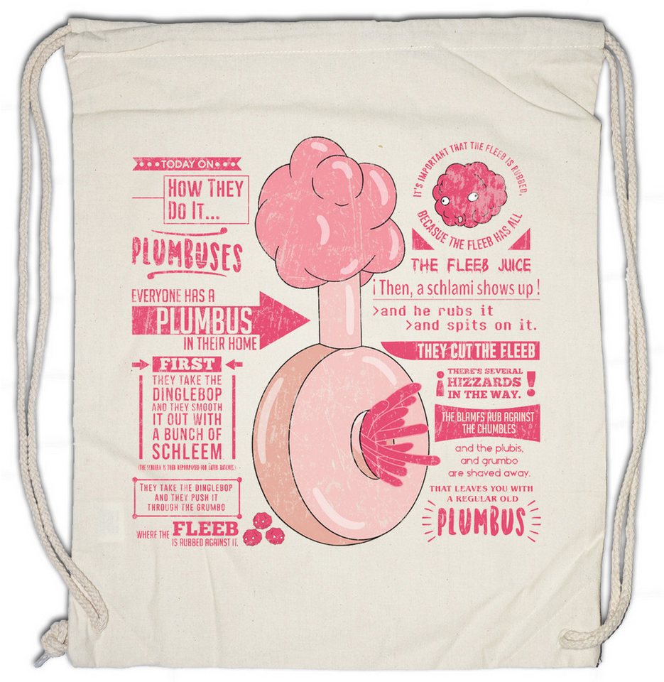 Urban Backwoods Turnbeutel Plumbus Turnbeutel Now I'm A Rick Sanchez Beth Smith Jerry Rick (1-tlg), Adventures Morty TV Maschine von Urban Backwoods