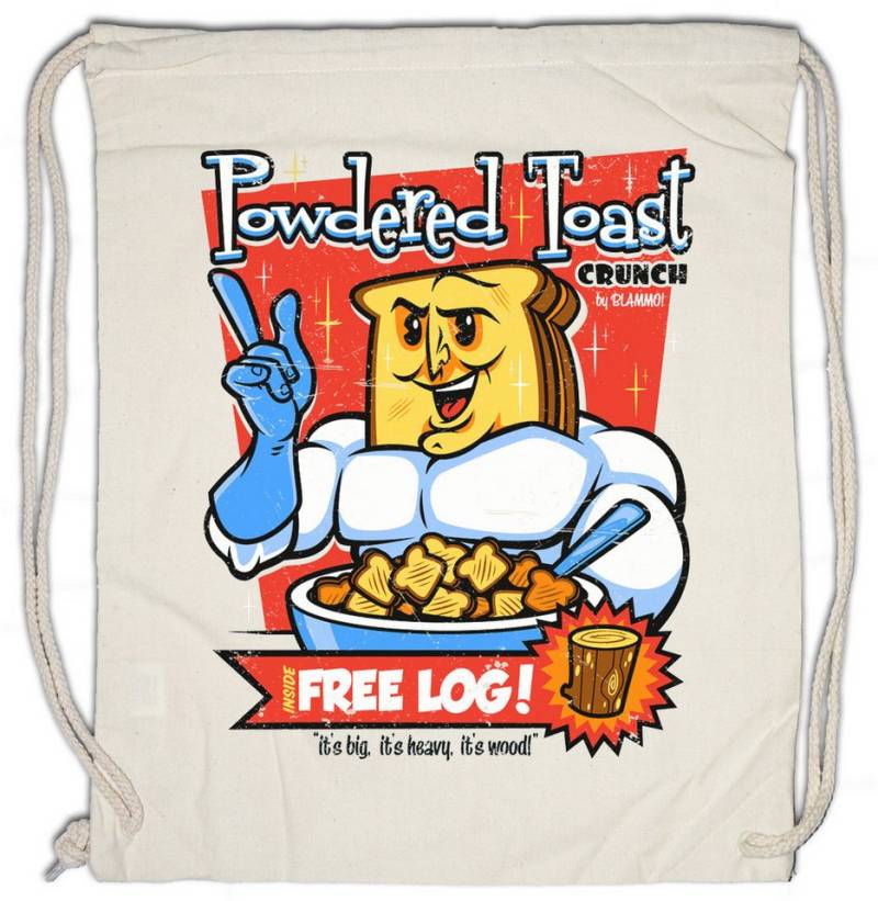 Urban Backwoods Turnbeutel Powdered Toast Men Turnbeutel Ren TV Series Cartoon & Stimpy And Fun (1-tlg), Serie Kult von Urban Backwoods