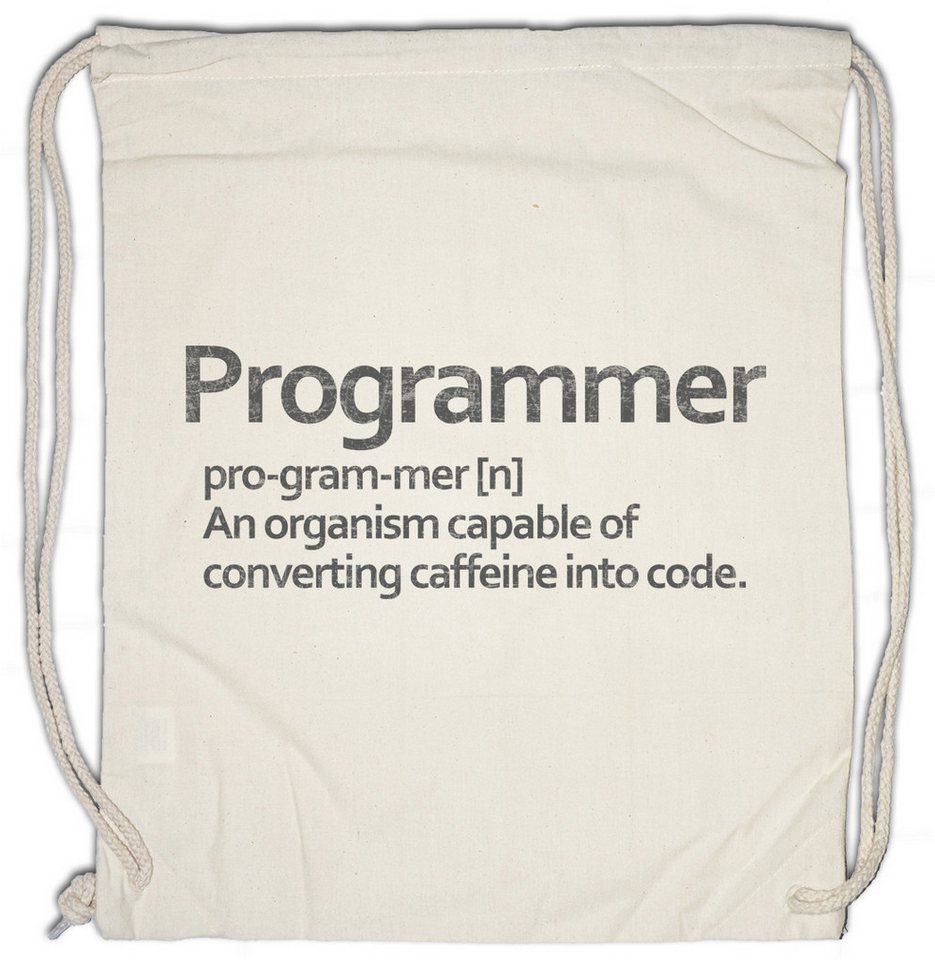 Urban Backwoods Turnbeutel Programmer Turnbeutel Admin Informatiker Informatik Computer Geek Nerd (1-tlg), Science Scientist Wissenschaft Mathelehrer von Urban Backwoods