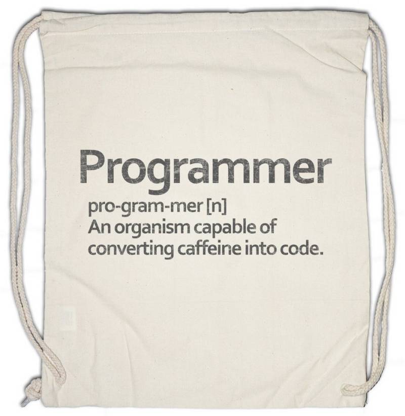 Urban Backwoods Turnbeutel Programmer Turnbeutel Admin Informatiker Informatik Computer Geek Nerd (1-tlg), Science Scientist Wissenschaft Mathelehrer von Urban Backwoods