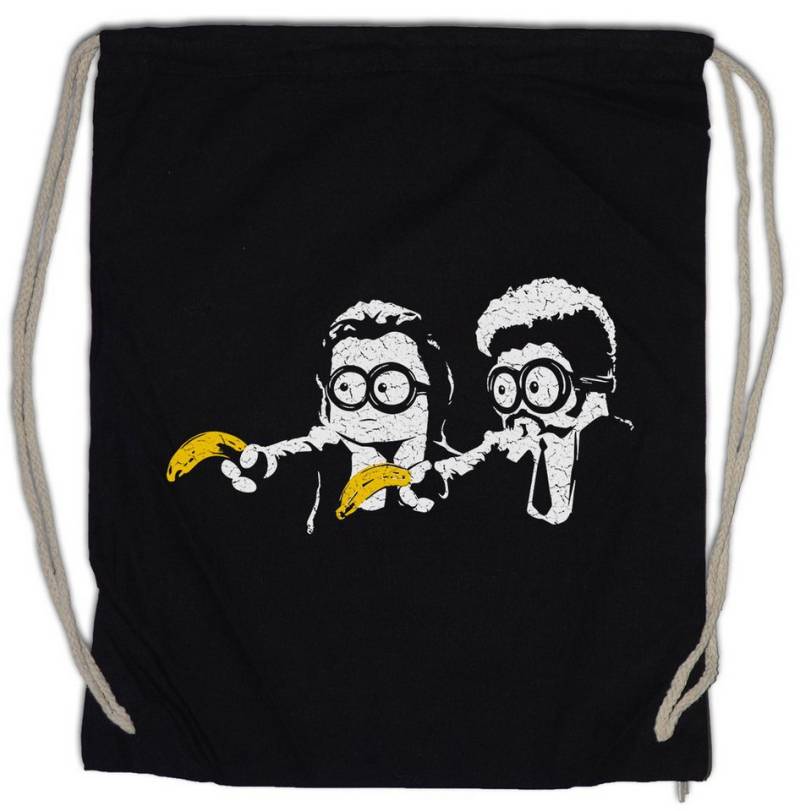 Urban Backwoods Turnbeutel Pulp Banana Turnbeutel Fiction Vincent Quentin Mia Vega Wallace (1-tlg), Tarantino Geek Film Nerd von Urban Backwoods