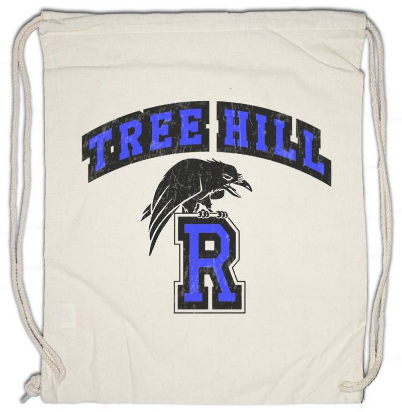 Urban Backwoods Turnbeutel R Team Turnbeutel Ravens High School One Tree Hill Schule Sign (1-tlg), Basketball Symbol Mannschaft Trikot von Urban Backwoods