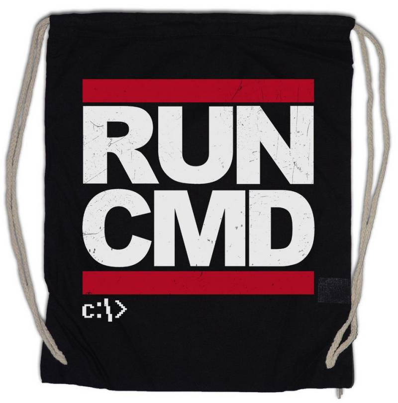 Urban Backwoods Turnbeutel RUN CMD Turnbeutel Hacker Computer Science Programmierer Admin IT Dmc (1-tlg), Mr. Robot Fsociety von Urban Backwoods