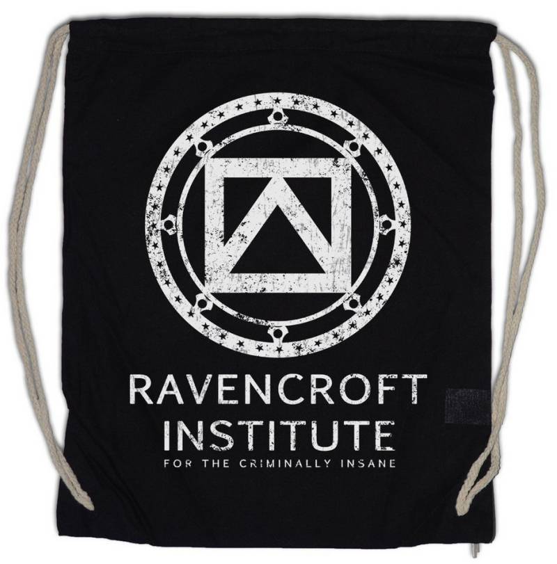 Urban Backwoods Turnbeutel Ravencroft Institute Logo Turnbeutel Symbol Company Spider Osbourne (1-tlg), Amazing Elektro Man Cartoon von Urban Backwoods