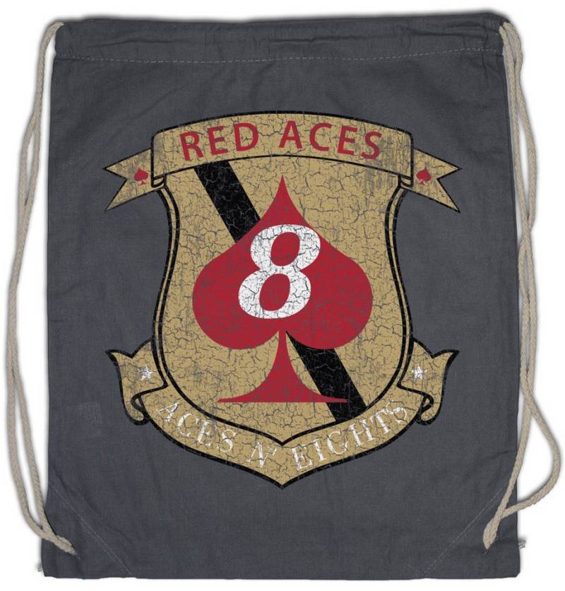 Urban Backwoods Turnbeutel Red Aces Squadron Patch Turnbeutel Lieutenant Galactica Space Ship (1-tlg), Star Battlestar Raumschiff Battle von Urban Backwoods