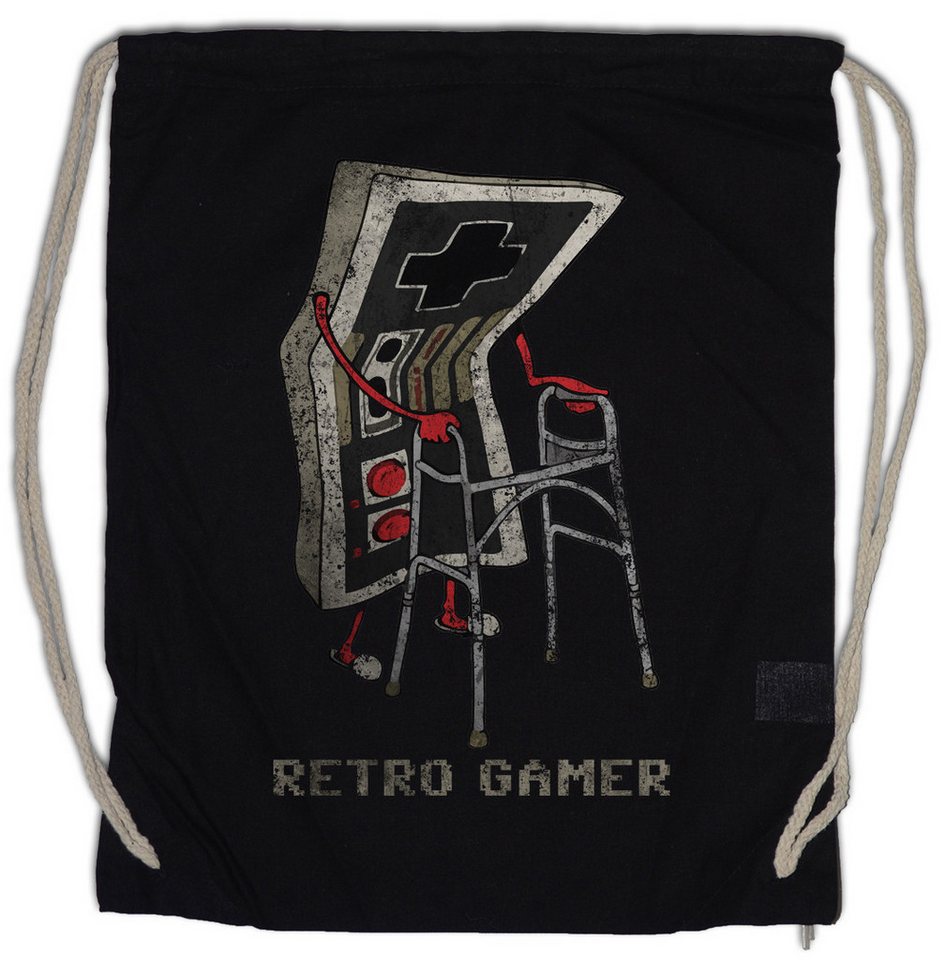 Urban Backwoods Turnbeutel Retro Gamer Turnbeutel Gaming Admin PC Informatik Informatiker Fun (1-tlg), Grandfather Opa Nerd von Urban Backwoods