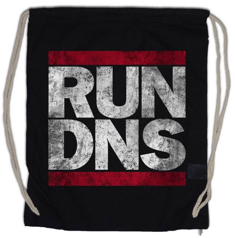 Urban Backwoods Turnbeutel Run Dns Turnbeutel Domain Name System Informatik Informatiker Server (1-tlg), Gamer Admin Computer von Urban Backwoods