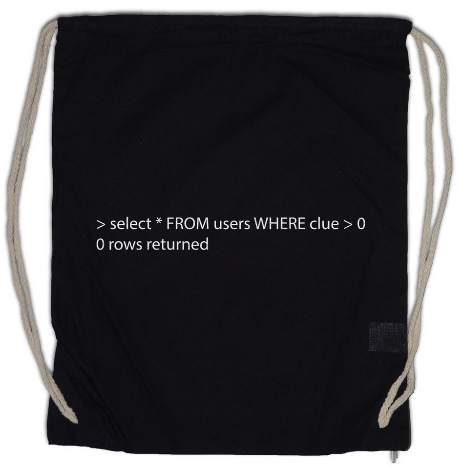 Urban Backwoods Turnbeutel SQL Loser Frustrations Turnbeutel Informatiker Computer PC IT Lead (1-tlg), Programmierer Syntax Error HTML von Urban Backwoods