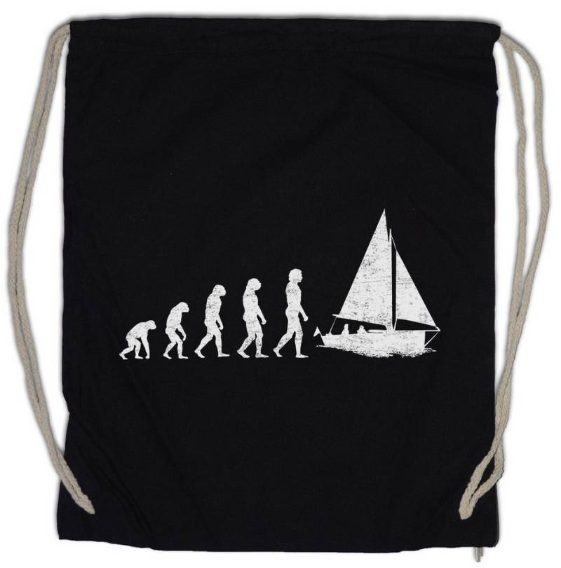 Urban Backwoods Turnbeutel Sailing Evolution Turnbeutel Game Sport Sports Segeln Regatta Boot (1-tlg), Segler Skipper Segelboot Segelschiff von Urban Backwoods