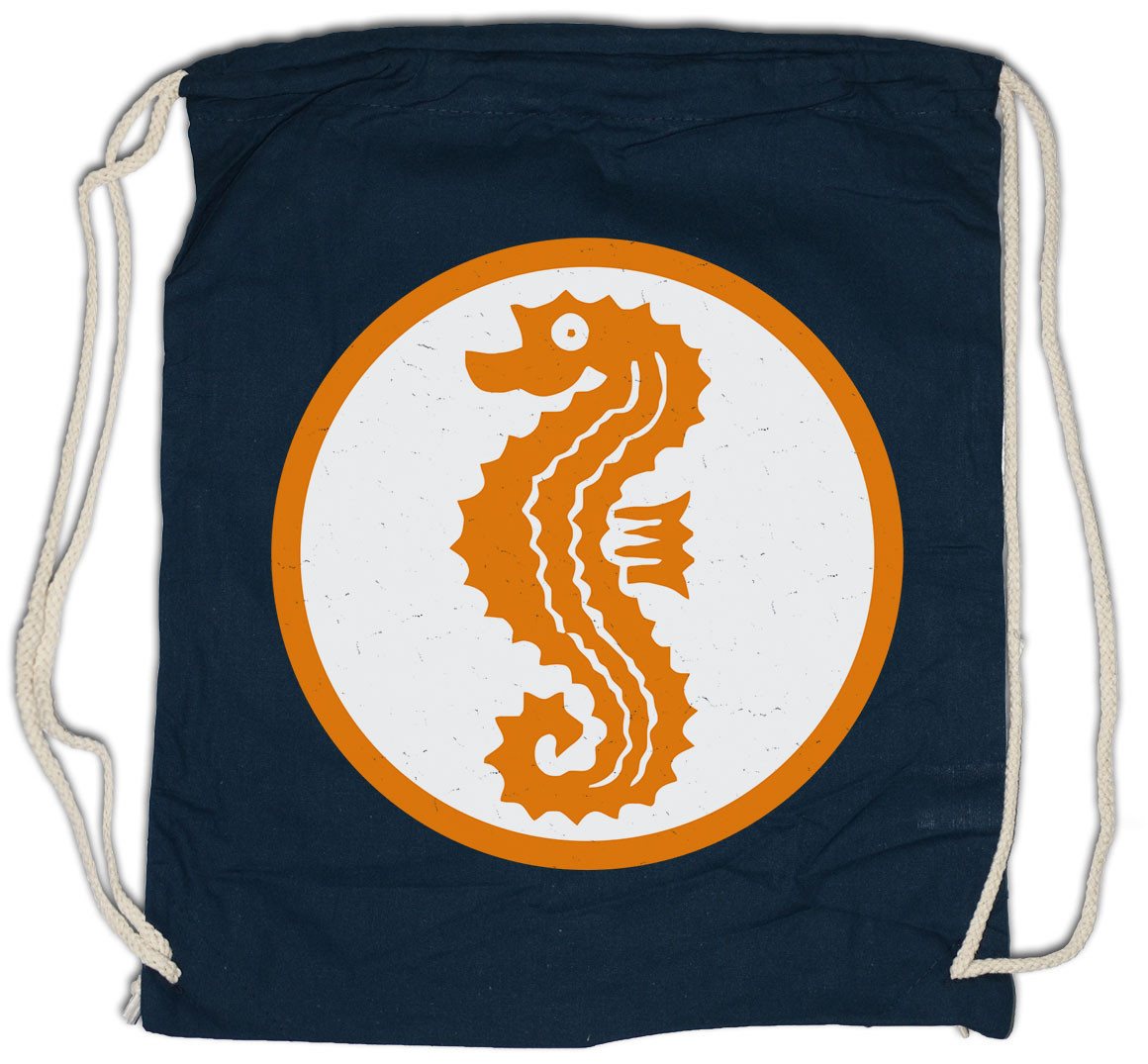 Urban Backwoods Turnbeutel Schwimmabzeichen Turnbeutel Sea Horse Seepferdchen Seahorse Abzeichen (1-tlg), Schwimmlehrer Swimming Teacher Schwimmen von Urban Backwoods