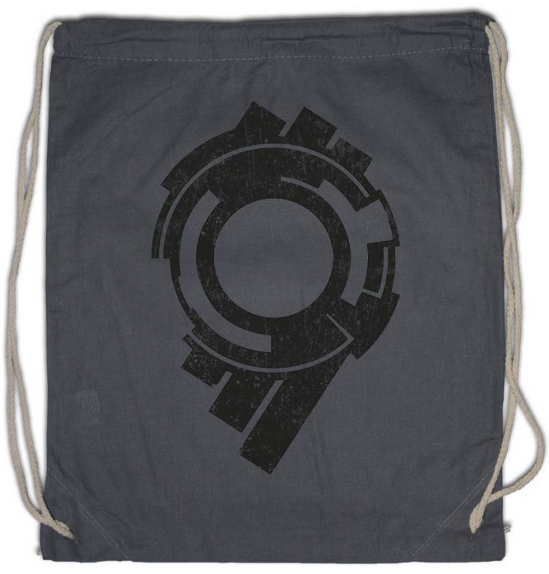 Urban Backwoods Turnbeutel Section 9 Logo Turnbeutel Logo Sign Zeichen Ghost Movie In The Hanka (1-tlg), Public Security Shell Squad von Urban Backwoods