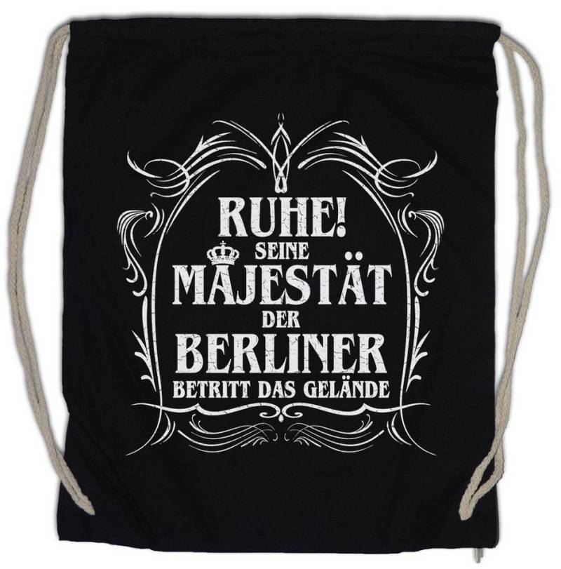 Urban Backwoods Turnbeutel Seine Majestät Der Berliner Turnbeutel Spree Bär Techno DDR Wappen (1-tlg), Fahne Osten Hauptstadt Berlin von Urban Backwoods