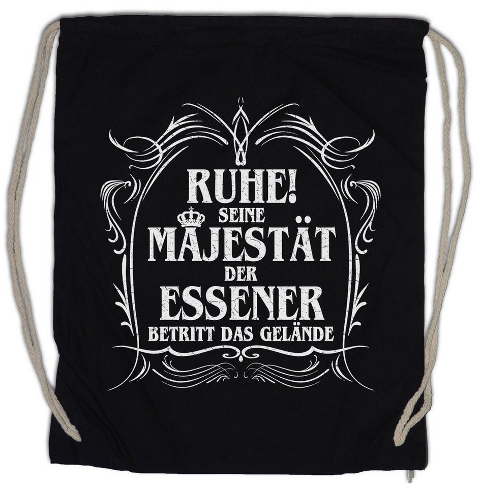 Urban Backwoods Turnbeutel Seine Majestät Der Essener Turnbeutel Nordrhein Westfalen NRW Ruhr (1-tlg), Essen Fun Zeche Ruhr von Urban Backwoods