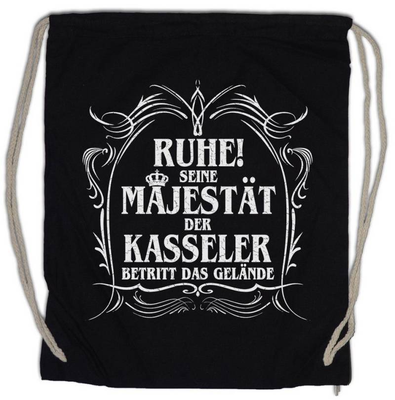 Urban Backwoods Turnbeutel Seine Majestät Der Kasseler Turnbeutel Wilhelmshöhe Fridericianum (1-tlg), Grimm Kassel Lustig Geschenk von Urban Backwoods