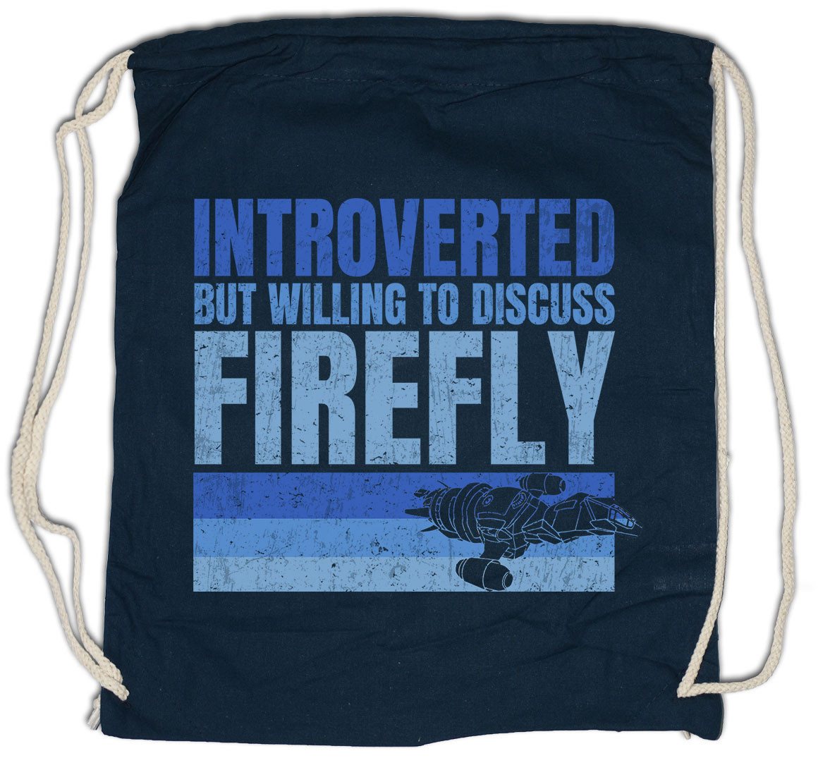 Urban Backwoods Turnbeutel Serenity Introverted Turnbeutel Sci-Fi Raumschiff Firefly Firefly Logo (1-tlg), Blue TV Sun Series von Urban Backwoods