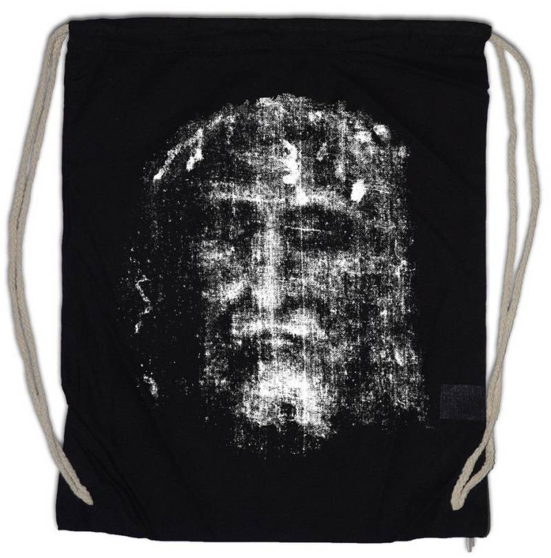 Urban Backwoods Turnbeutel Shroud Of Turin Turnbeutel Tuch Holy Jesus Christus Christ Maria Inri (1-tlg), Leichentuch Kirche Christentum von Urban Backwoods