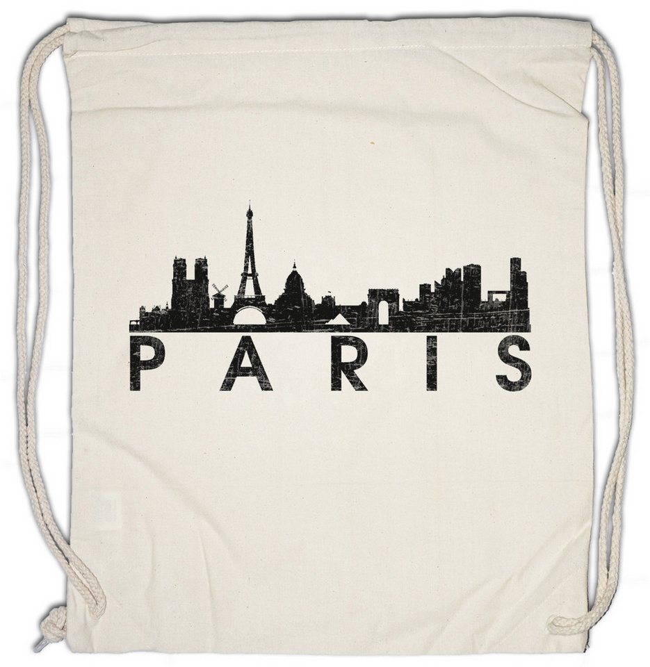 Urban Backwoods Turnbeutel Skyline Paris Turnbeutel Stadt City Ville Eifelturm Frankreich France (1-tlg), French Louvre Eifel von Urban Backwoods