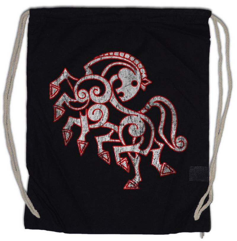 Urban Backwoods Turnbeutel Sleipnir I Turnbeutel Odhins Pferd Horse Walhalla Odin Odhin Odín (1-tlg), Wotan Woden Thor Loki von Urban Backwoods