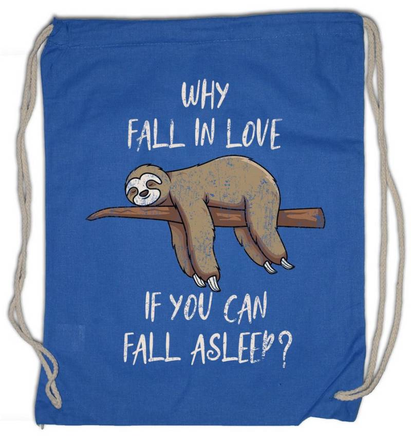 Urban Backwoods Turnbeutel Sloth Love Asleep Turnbeutel Hakuna Matata Faultier Sloth Faulenzen (1-tlg), Chillen Schlafen Sleep Geh von Urban Backwoods