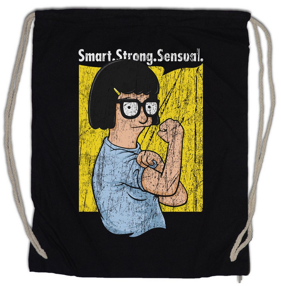 Urban Backwoods Turnbeutel Smart Belcher Turnbeutel Bob's Hamburguesas Burgers Linda Tina Ruth (1-tlg), Gene Louise Mütze von Urban Backwoods