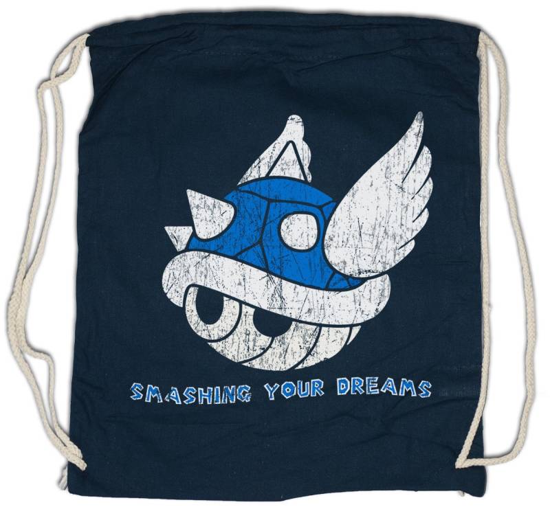 Urban Backwoods Turnbeutel Smashing Your Dreams Turnbeutel Super Gamer Games Geek Mario Fun Nerd (1-tlg), Gaming Luigi Kart von Urban Backwoods