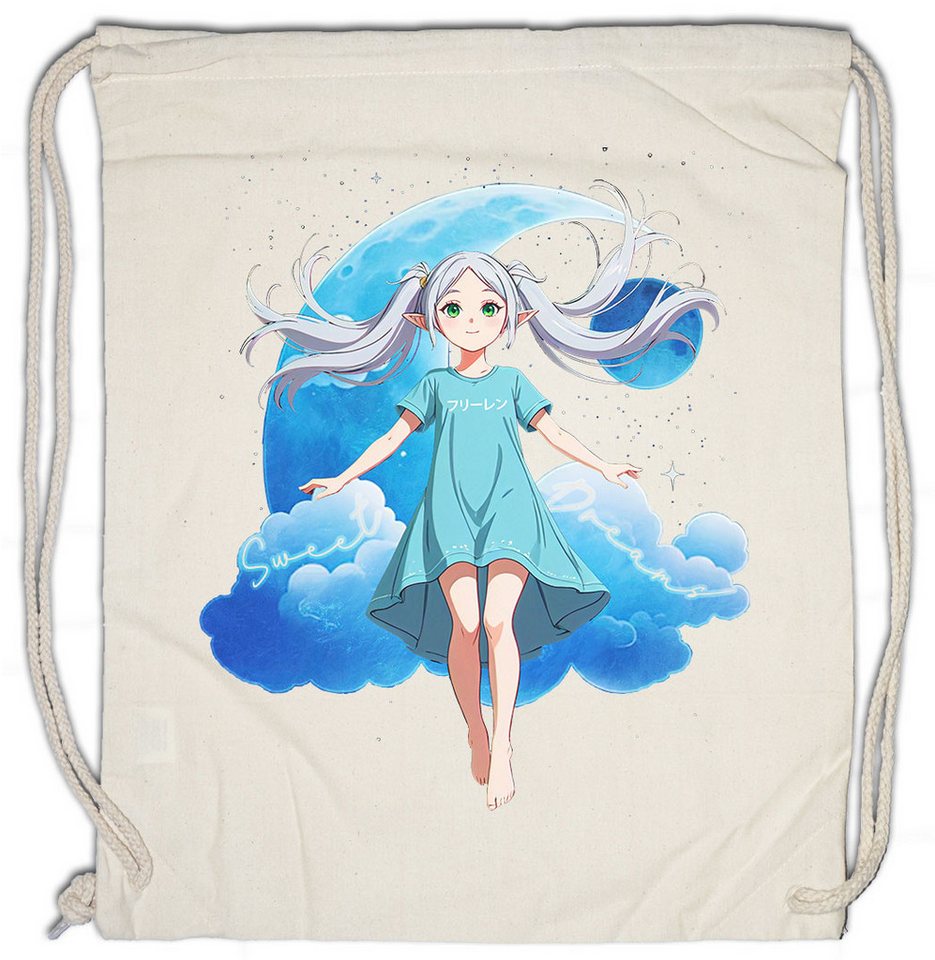 Urban Backwoods Turnbeutel Sousou Pyjama Turnbeutel Anime Heiter Himmel Frieren Mage Eisen Fern (1-tlg), Stark Nach Dem Ende von Urban Backwoods