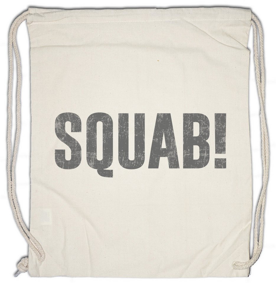 Urban Backwoods Turnbeutel Squab! Turnbeutel Two And A Charlie Alan Fun Half Logo Men Harper (1-tlg), Uncle Harper Series Sitcom von Urban Backwoods