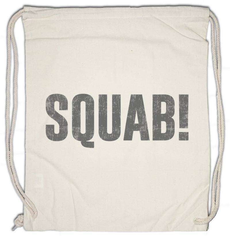 Urban Backwoods Turnbeutel Squab! Turnbeutel Two And A Charlie Alan Fun Half Logo Men Harper (1-tlg), Uncle Harper Series Sitcom von Urban Backwoods