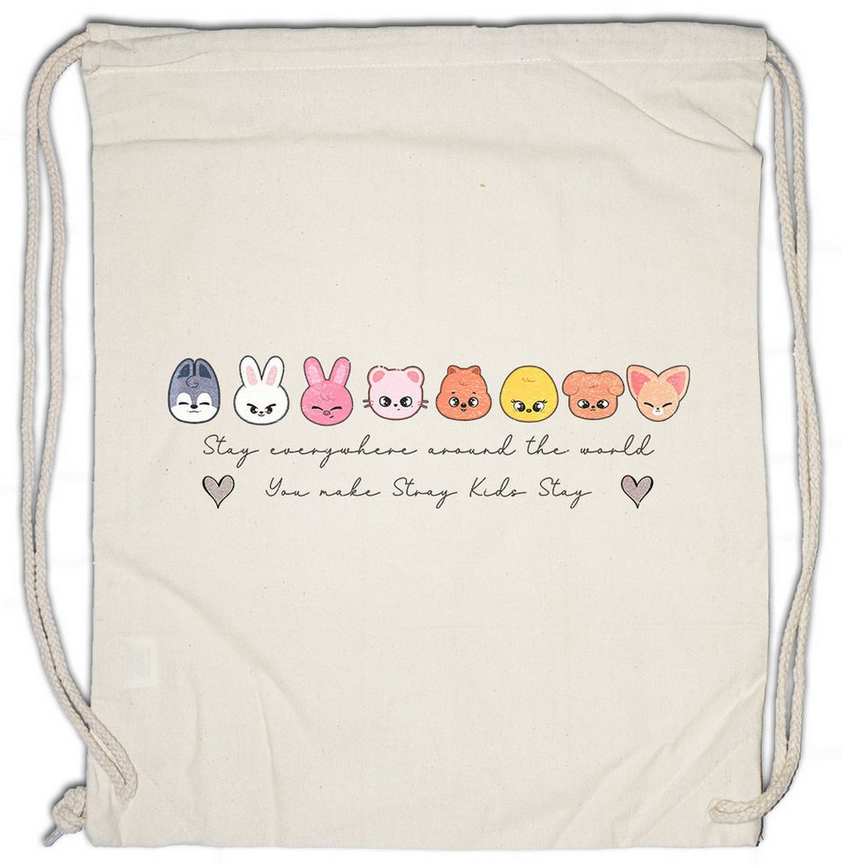 Urban Backwoods Turnbeutel Stay Pop 2 Turnbeutel Musik Kids Kpop K-Pop 4th Generation Stray Boy (1-tlg), Group Idol Band Fandom von Urban Backwoods