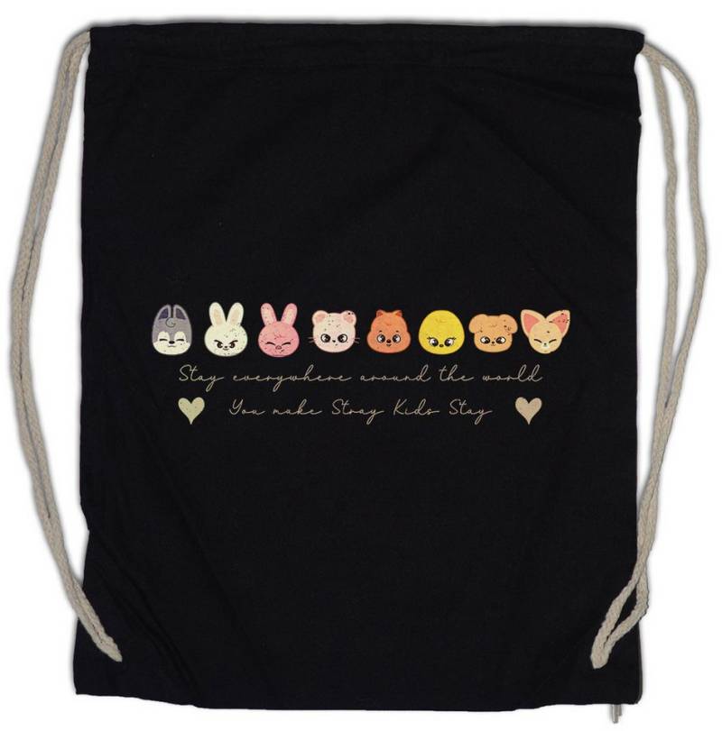 Urban Backwoods Turnbeutel Stay Pop 2 Turnbeutel Musik Kids Kpop K-Pop 4th Generation Stray Boy (1-tlg), Group Idol Band Fandom von Urban Backwoods