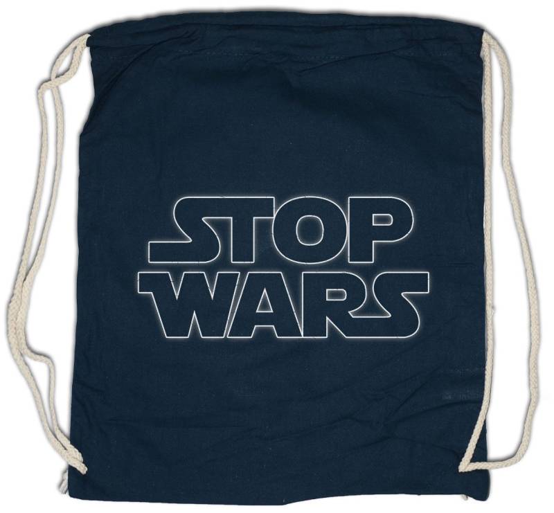 Urban Backwoods Turnbeutel Stop Wars Turnbeutel Against War Gegen Krieg Pazifismus Star (1-tlg), Pazifismus Links Antifa Demo von Urban Backwoods