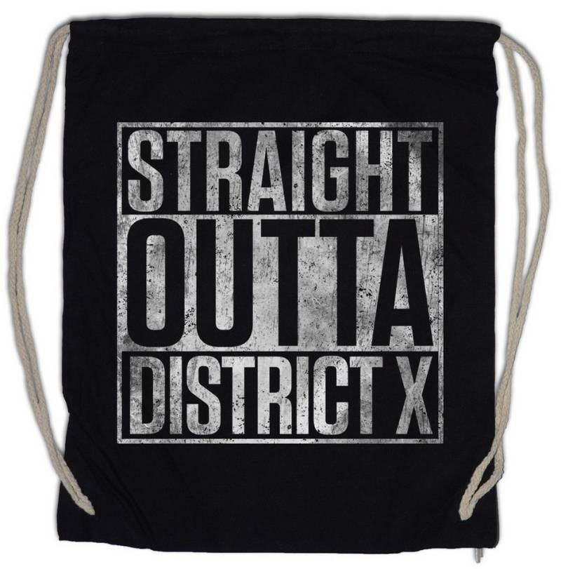 Urban Backwoods Turnbeutel Straight Outta District X Turnbeutel New X Fun TV Series Men Show (1-tlg), Series Elixir Icarus Prodigy von Urban Backwoods