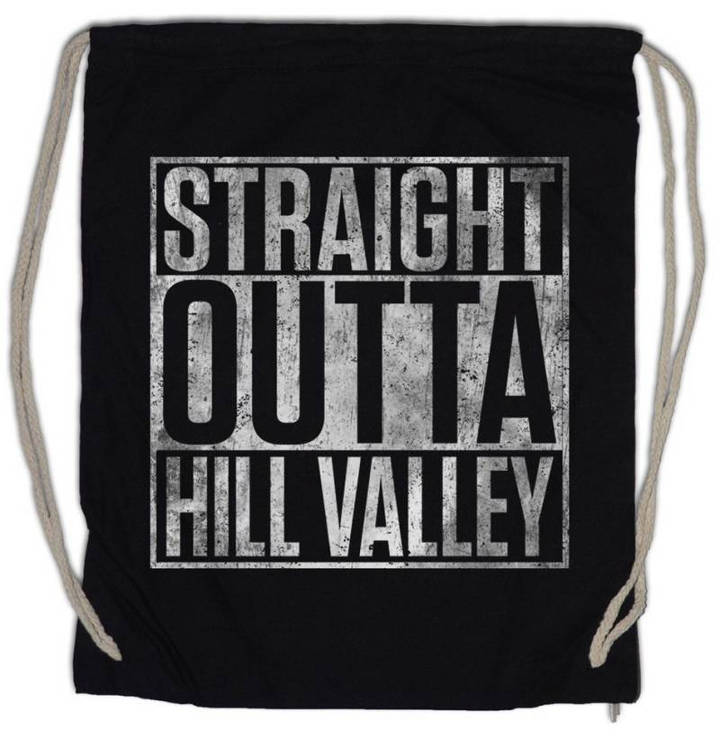 Urban Backwoods Turnbeutel Straight Outta Hill Valley Turnbeutel Back To The Car Zukunft Future (1-tlg), Zurück In Die 88 von Urban Backwoods