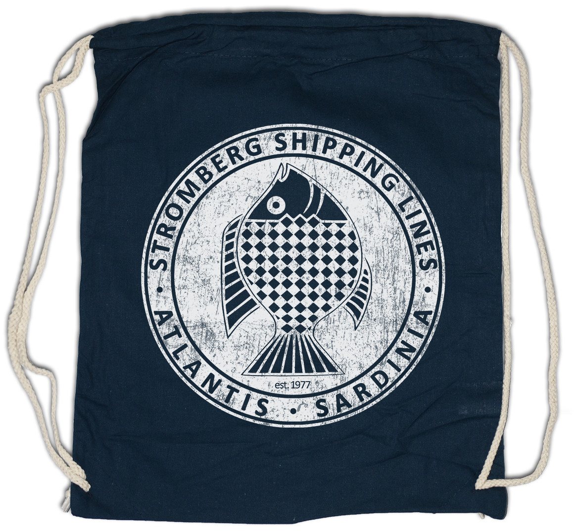Urban Backwoods Turnbeutel Stromberg Shipping Lines Turnbeutel Karl MI6 Agent James The Spy Bond (1-tlg), Logo Symbol Sign von Urban Backwoods