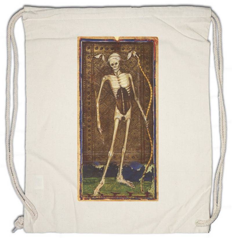 Urban Backwoods Turnbeutel Tarot Arcanum Death Turnbeutel Karte Karten Card Voddoo Der Tod Black (1-tlg), Occult Magic Schwarze Magie von Urban Backwoods