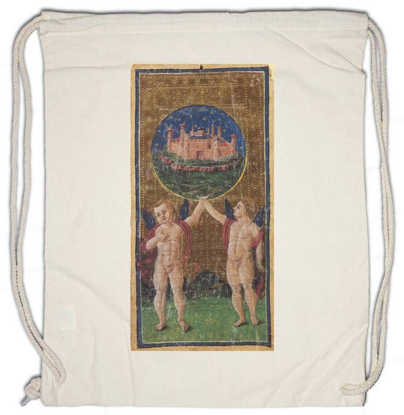 Urban Backwoods Turnbeutel Tarot Arcanum World Turnbeutel Karte Karten Card Voddoo Die Welt Black (1-tlg), Occult Magic Schwarze Magie von Urban Backwoods