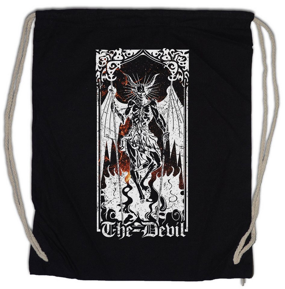 Urban Backwoods Turnbeutel Tarot B The Devil Turnbeutel Set Card Karte Deck Arcana Voodoo Major (1-tlg), Minor Symbol Hexe Hexer von Urban Backwoods