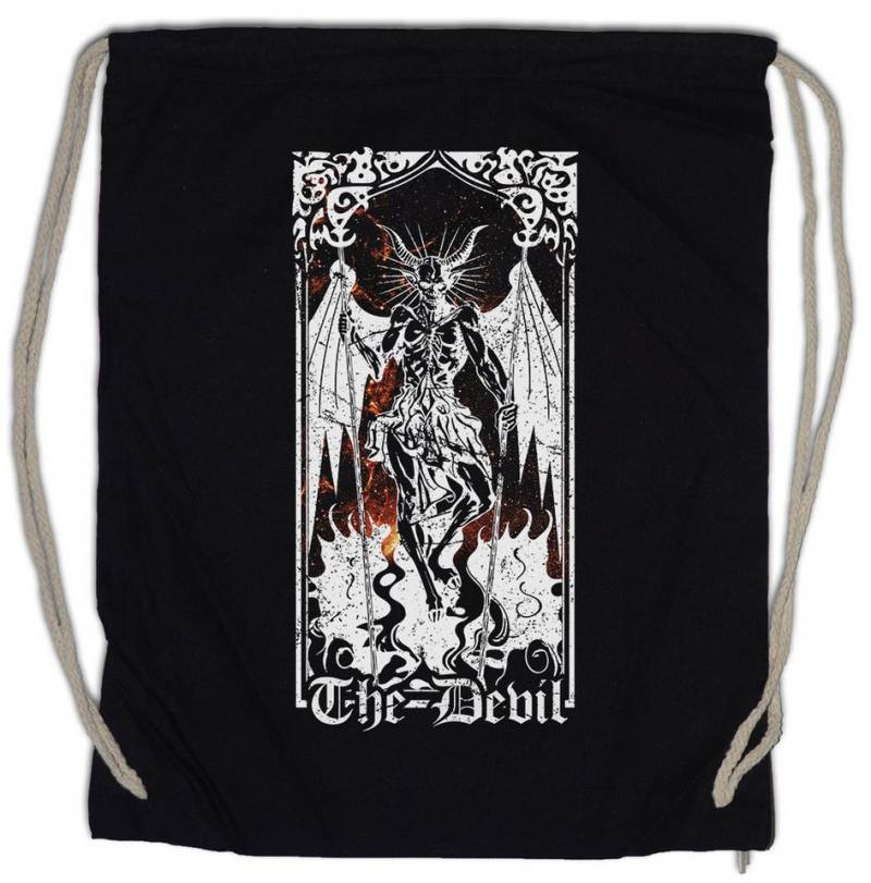 Urban Backwoods Turnbeutel Tarot B The Devil Turnbeutel Set Card Karte Deck Arcana Voodoo Major (1-tlg), Minor Symbol Hexe Hexer von Urban Backwoods