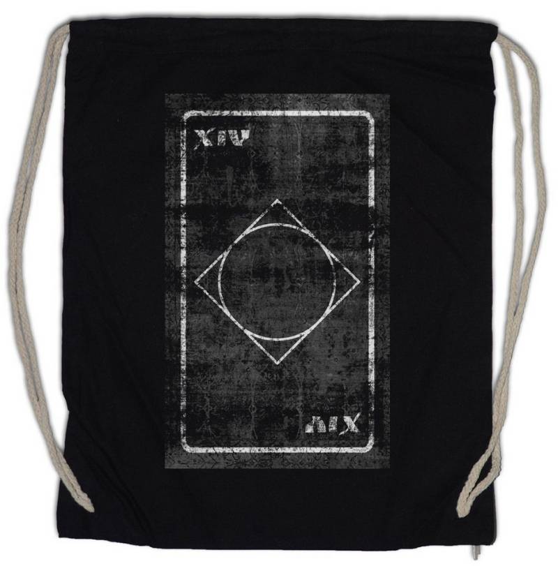 Urban Backwoods Turnbeutel Tarot Discipline Turnbeutel Karte Karten Card Voddoo Disziplin Black (1-tlg), Occult Magic Schwarze Magie von Urban Backwoods