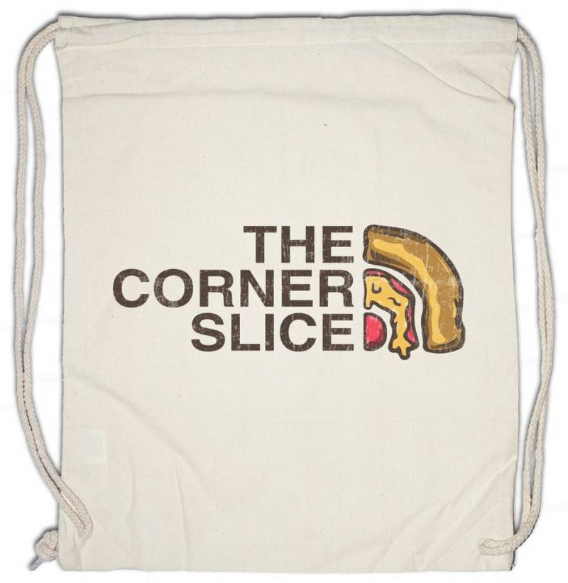 Urban Backwoods Turnbeutel The Corner Slice Turnbeutel Pizza Maker Bäcker Hawaii Pizzeria Kult (1-tlg), Liebe Cult Tratorria Viral von Urban Backwoods