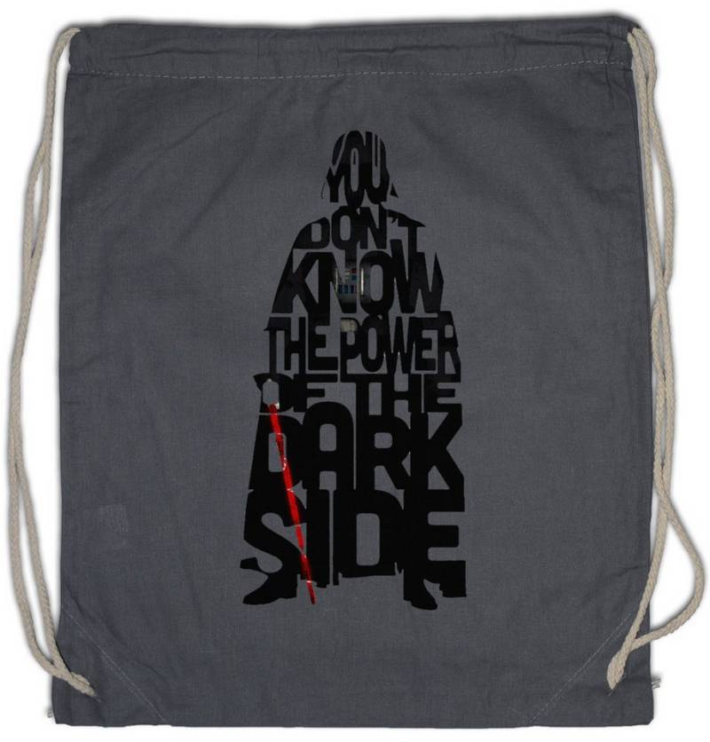 Urban Backwoods Turnbeutel The Power Of The Dark Side Turnbeutel Star Sci-Fi Vader Dunkle Seite (1-tlg), Macht Wars Science Fiction von Urban Backwoods