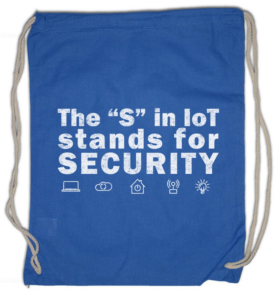 Urban Backwoods Turnbeutel The S In IoT Turnbeutel IoT M2M Machine to Machine 5G Connectivity (1-tlg), Smart Home Device Wlan von Urban Backwoods