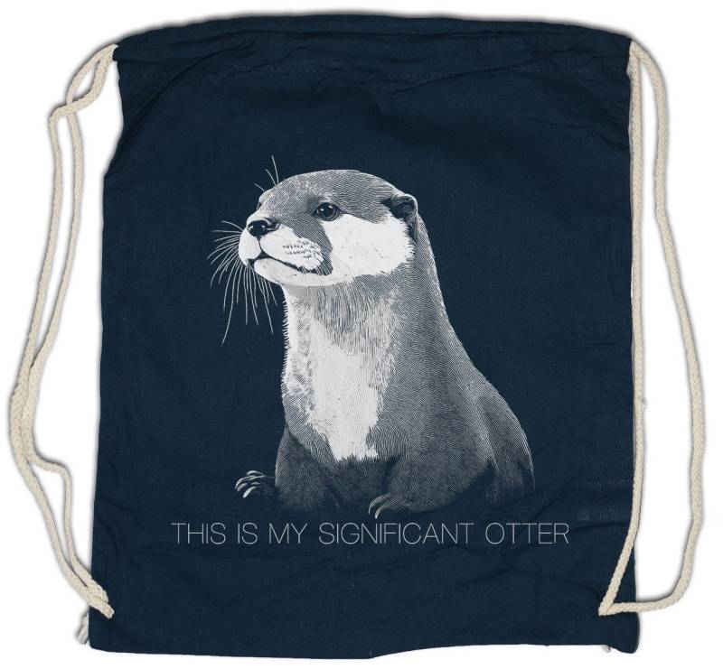 Urban Backwoods Turnbeutel This Is My Significant Otter Turnbeutel Fun Comedy Humor Comedian (1-tlg), Wildlife lontra Nutria Fischotter von Urban Backwoods