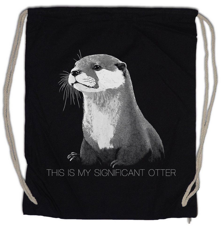 Urban Backwoods Turnbeutel This Is My Significant Otter Turnbeutel Fun Comedy Humor Comedian (1-tlg), Wildlife lontra Nutria Fischotter von Urban Backwoods