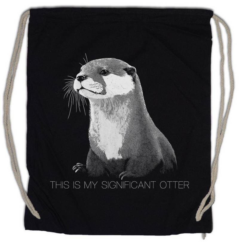 Urban Backwoods Turnbeutel This Is My Significant Otter Turnbeutel Fun Comedy Humor Comedian (1-tlg), Wildlife lontra Nutria Fischotter von Urban Backwoods