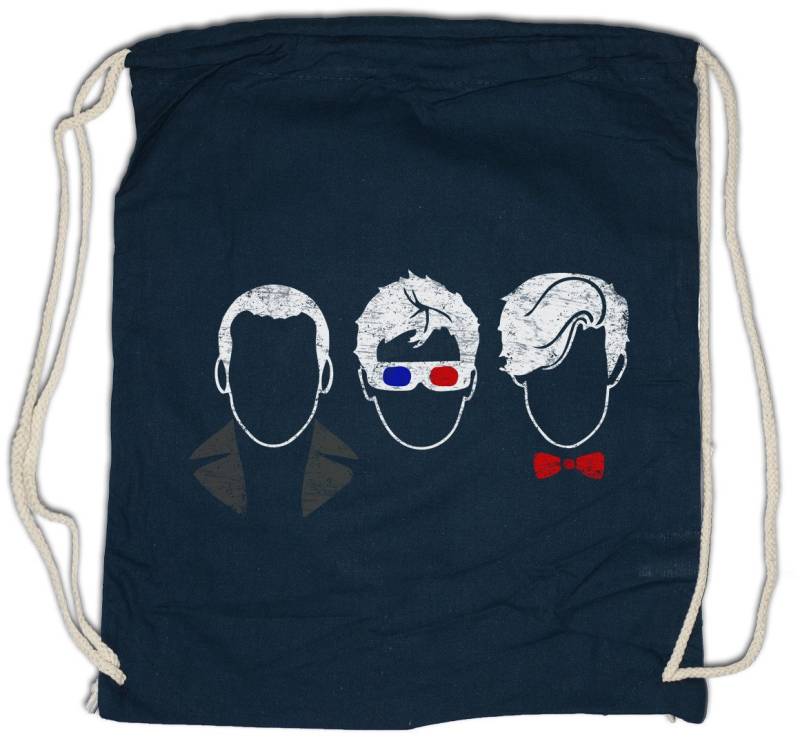 Urban Backwoods Turnbeutel Three Doctors Turnbeutel Graham Yasmin Ryan Doc Doctor Doktor Dr. Fun (1-tlg), Telefonzelle Who Phone Booth von Urban Backwoods