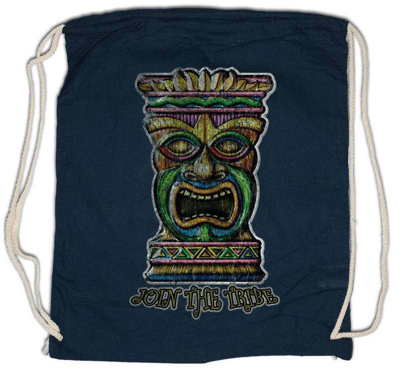 Urban Backwoods Turnbeutel Tiki Head II Turnbeutel Hawaii Tattoo Rockabilly Custom Psychobilly (1-tlg), Hot Rod Tattoo Bar von Urban Backwoods