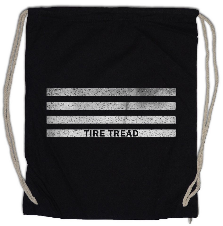 Urban Backwoods Turnbeutel Tire Tread Bars Turnbeutel Race Racing Car Auto Driver Racer Biker (1-tlg), Petrol Head Fun Engine von Urban Backwoods